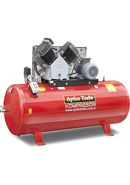 22-530 7.5 Hp 12 Bar 530 Lt Çift Kademeli Pistonlu Kompresör