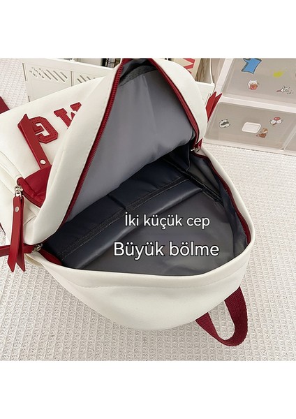 Basit Düz Renk Öğrenci Eğlence Okul Çantası (Yurt Dışından) modelleri