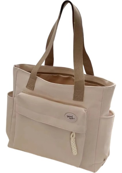 Naylon Tote Rahat Öğrenci Tek Omuz Çantası (Yurt Dışından)