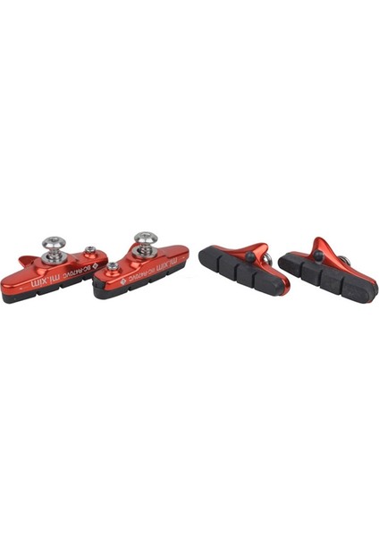 Mi.xim 1 Çift Yol Bisikleti Fren Balataları Kauçuk Bisiklet Tutucu Ayakkabı Blokları C Kelepçesi Dayanıklı Parçalar Kırmızı (Yurt Dışından) fiyatları