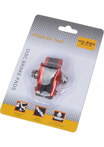 Mi.xim 1 Çift Yol Bisikleti Fren Balataları Kauçuk Bisiklet Tutucu Ayakkabı Blokları C Kelepçesi Dayanıklı Parçalar Kırmızı (Yurt Dışından) indirimleri