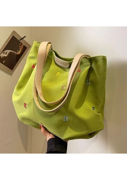 Öğrenci Harfli El Çantası, Tek Omuzlu Tote Çanta (Yurt Dışından) modelleri