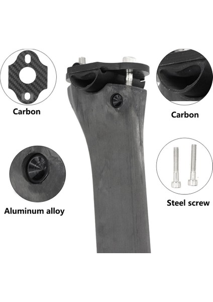 Bisiklet Koltuğu Dayanıklı Ultra Hafif Sele Boruları 340 mm Ofset Sıfır F8/F10/F12 Yol Mtb Bisikleti Için Karbon Fiber Sele Boruları (Yurt Dışından) fırsatları