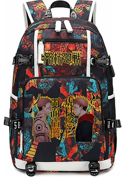 Anime Çevresinde Beş Iki Boyutlu Sırt Çantası (Yurt Dışından)