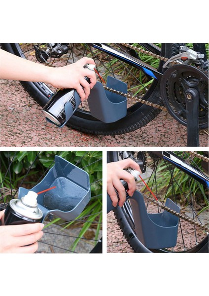 Bisiklet Motosiklet Zincir Yağı Depolama Alet Kutusu Zincir Temizleme Yağı Sıçrama Önleyici Madde Zincir Yağı Sprey Önleyici Fırçalama Aletleri (Yurt Dışından) indirimleri