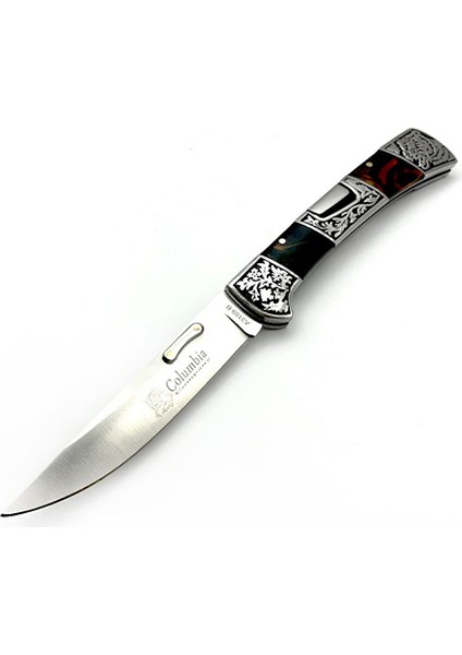 Kişiye Özel Isimli Columbia A3159-D 24 cm Isim Baskılı Columbia Ahşap Çakı fiyatları