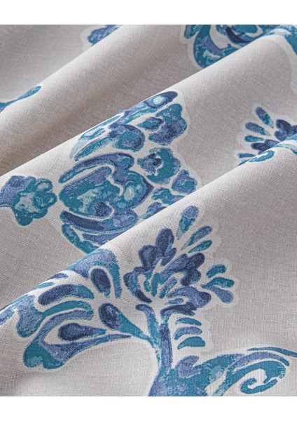 Curioleaf Pamuk Tek Kişilik Nevresim Takımı 160X220 cm Mavi - Bej indirimleri