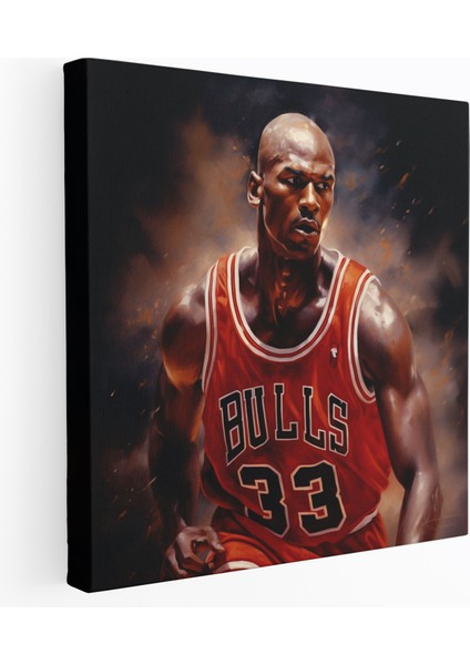 Michael Jordan Duvar Sanatı - Kanvas Tablo Spor Duvar Sanatı