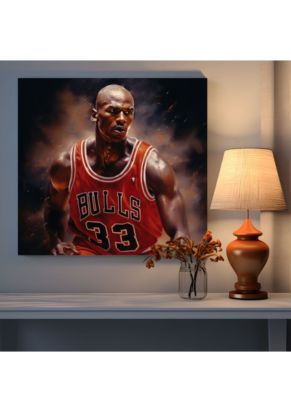 Michael Jordan Duvar Sanatı - Kanvas Tablo Spor Duvar Sanatı modelleri