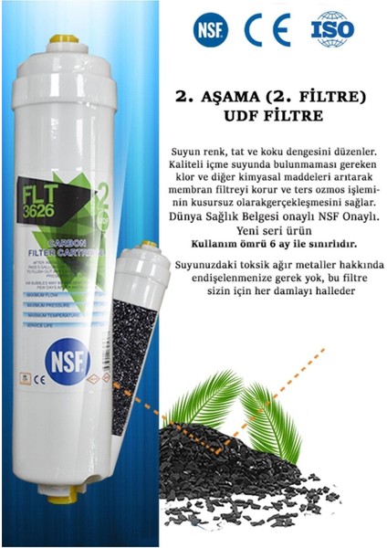 Nsf Kapalı Kasa 5 Aşamalı Vontron Membranlı Inline Filtre Seti modelleri