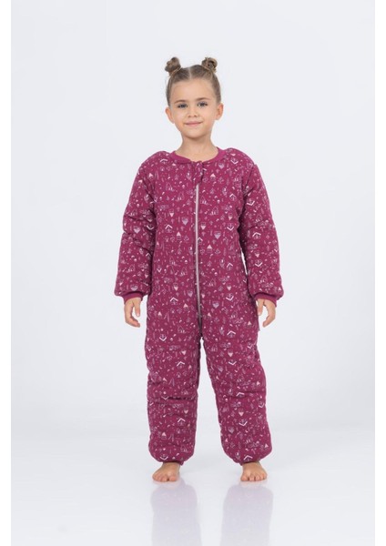 Kız Erkek Çocuk Kalın Elyaf Dolgulu Premium Kalite 2.5 Tog Desenli Uyku Tulumu modelleri