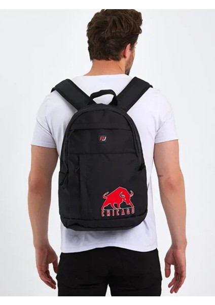 Chıgago Sırt Çantası 48x30x15 Siyah Okul Çantası fırsatları