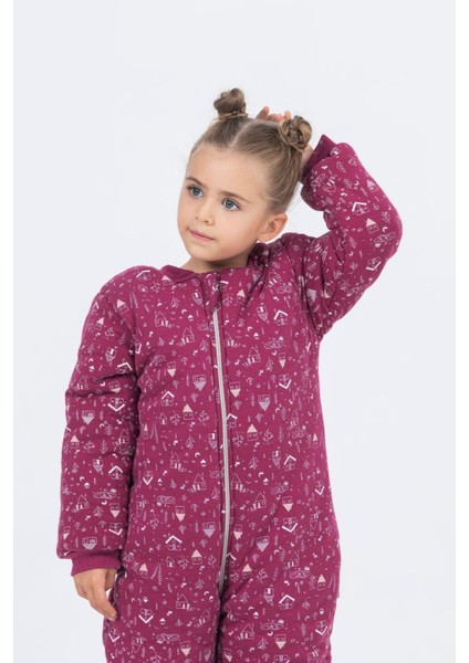 Kız Erkek Çocuk Kalın Elyaf Dolgulu Premium Kalite 2.5 Tog Desenli Uyku Tulumu indirimleri