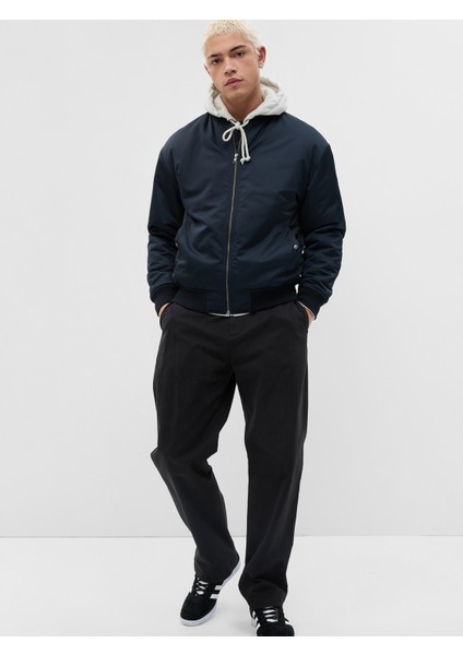 Erkek Siyah Modern '90S Loose Kaki Pantolon fiyatları