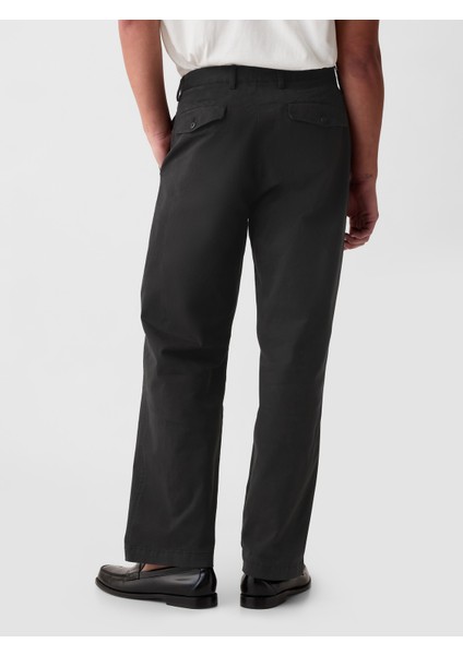 Erkek Siyah Modern '90S Loose Kaki Pantolon fırsatları