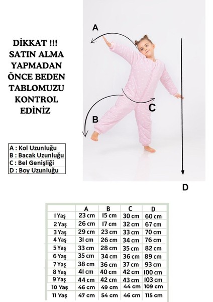 Kız Erkek Çocuk Kalın Elyaf Dolgulu Premium Kalite 2.5 Tog Desenli Uyku Tulumu fiyatları