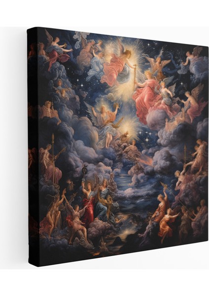 Tanrıların ve Tanrıçaların Göksel Senfonisi Kanvas Tablo