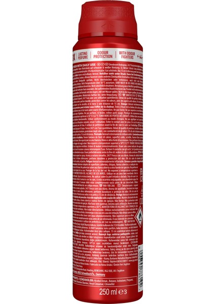 Captain Erkek Sprey Vücut Deodorantı 250 ml Xl Büyük Boy