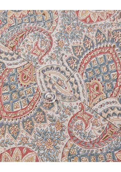 Boho Chic Pamuk Tek Kişilik Nevresim Takımı 160X220 cm Bej