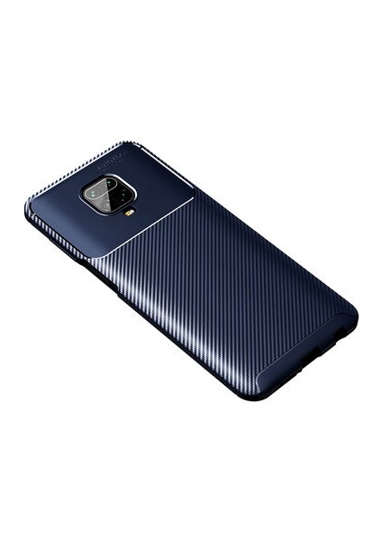 Redmi Note 9s Kılıf Karbon Desenli Esnek Yüksek Kaliteli Meteryalden Üretilmiş Silikon Kapak Ryc/negro