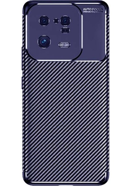 Xiaomi Mi 13 Pro Kılıf Karbon Desenli Esnek Yüksek Kaliteli Meteryalden Üretilmiş Silikon Kapak Ryc/negro