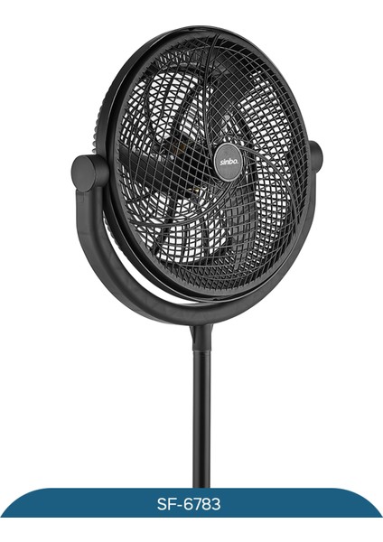 SF-6783 Ayaklı ve Masaüstü Vantilatör – 75W, 3 Kanat, 2 Hız Kademesi, Geniş Salınım Açısı ile Etkili Serinlik fırsatları