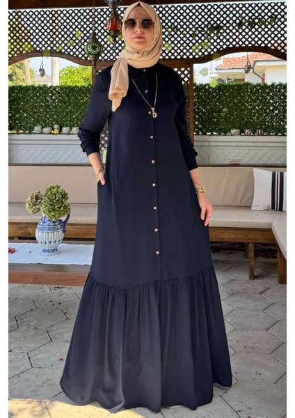 Süreyya Gömlek Elbise Lacivert fırsatları