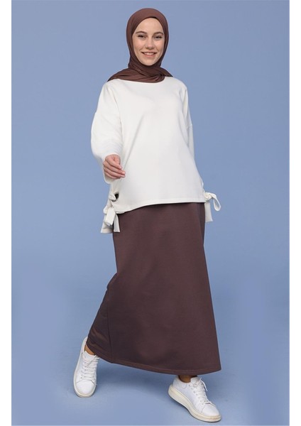 Beli Bağlamalı Cepli Spor Etek - 00152-1.028 - Kahverengi fiyatları