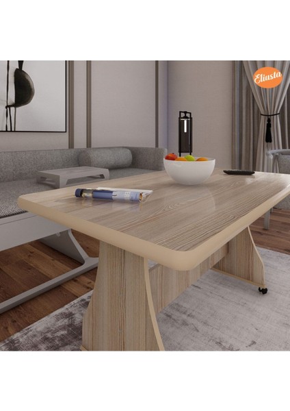 Tekerlekli Mdf Masa %100 Mdf Orta Sehpa Salon Sehpa modelleri