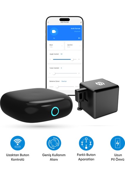 Akıllı Parmak + Bluetooth Ağ Geçidi Wi-Fi ile Uzaktan Erişim