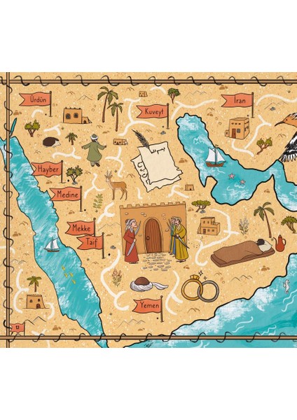 Ashab-I Kiram Atlası-Merve Safa Erbaş Likoğlu-Hüdhüd Kitap fiyatları