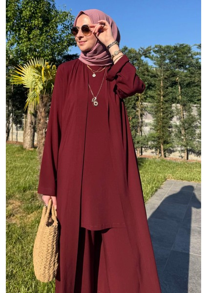 Yaren Üçlü Takım Bordo indirimleri