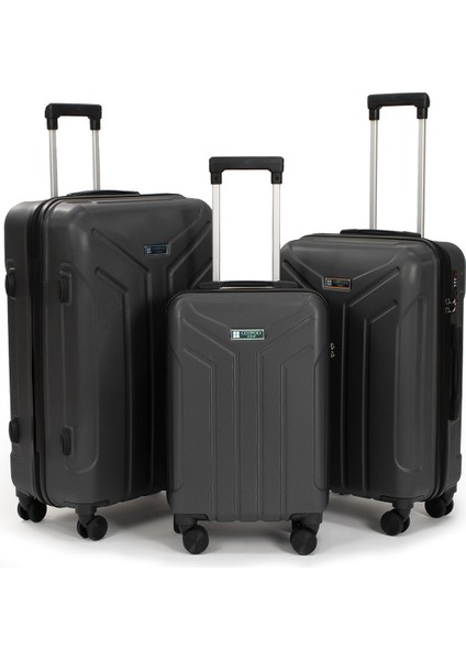Petra Üçlü Lüx Abs Valiz Seti