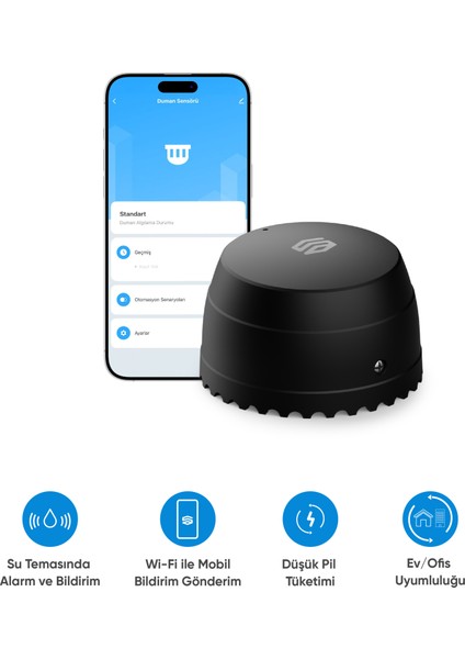Akıllı Su Kaçağı Dedektörü Mobil Bildirim ve Alarm