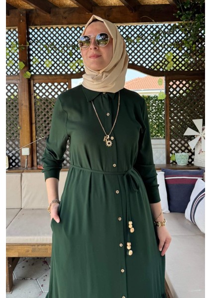Süreyya Gömlek Elbise Zümrüt fiyatları