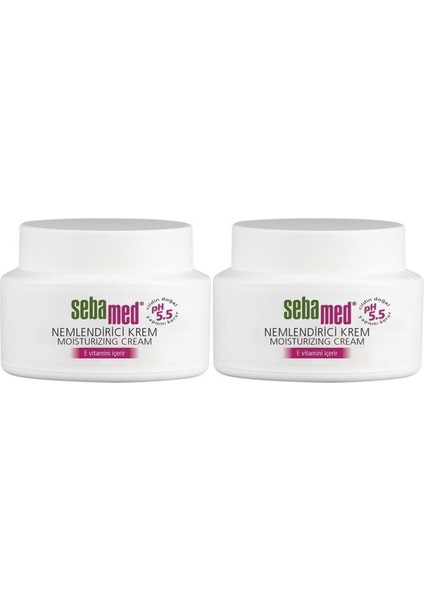 Nemlendirici Cilt Bakım Kremi 75ML Günlük Bakım (Yüz - Boyun - Vücut) (2 Li Set)