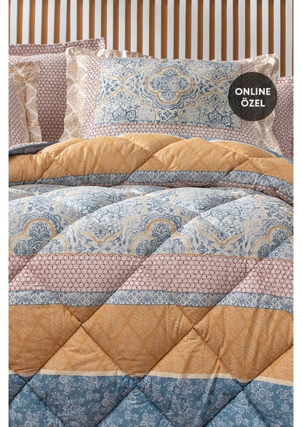 Bedding Delissa Çift Kişilik %100 Pamuk Desenli Uyku Seti 195x215 cm – Yumuşak, Rahat ve Nefes Alabilir indirimleri