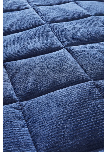 Celina Çift Kişilik Uyku Seti – %100 Pamuk-Polyester, 195x215 cm, Klasik Lacivert Desen, Günlük Konfor
