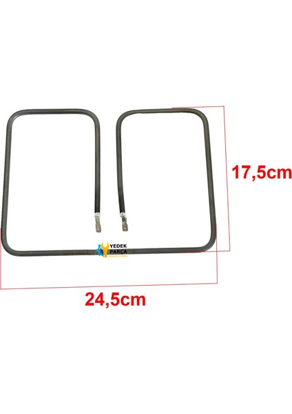 Tefal Uyumlu Tost Makinesi Rezistansı - 24,5*17,5cm 220V 1000W - Bir Çok Marka Ile Uyumlu fiyatları