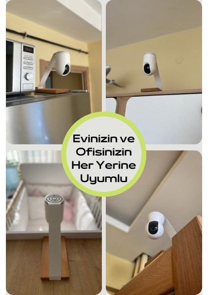 Xiaomi, Tapo c200, Anker eufy, Güvenlik Kameralarına Uyumlu Stand 360 Derece Görüş Açısı Düzelten Askı Aparatı (KAMERA DEĞİLDİR) fırsatları