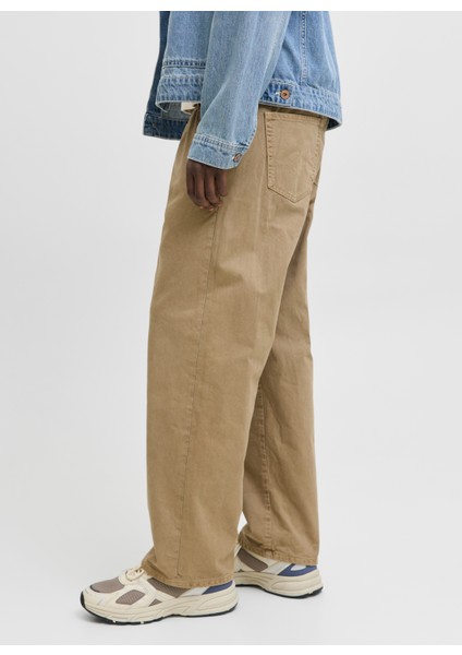 Normal Bel Geniş Fit Kahve Erkek Denim Pantolon 12270838_JPSTALEX Jjorıgınal 017 St modelleri