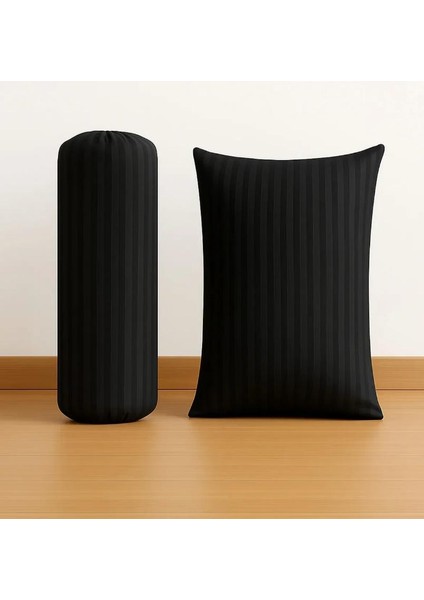 Çift Kişilik Battal %100 Pamuk Saten Lüks Lastikli Çizgili Çarşaf Takımı fiyatları