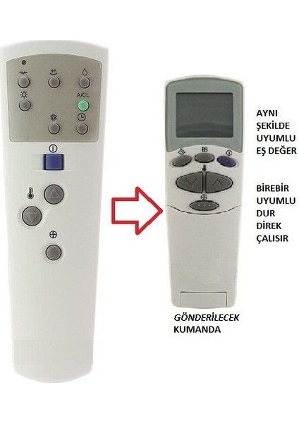 Klima Kumandası – Eşdeğer