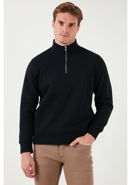 Pamuklu Regular Fit Dik Yaka 2'li Paket Sweat Erkek SWEAT 59052592S2 fiyatları