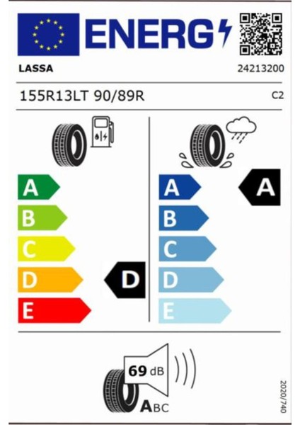 155R13 90/89R Lc/r Oto Yaz Lastiği (ÜRETİM:2024) Lv Ambalajlı Gönderim fiyatları