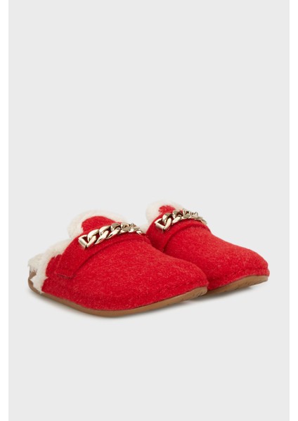 Zincir Detaylı Içi Peluş Ev Terlik Bayan Terlik 6711005 modelleri