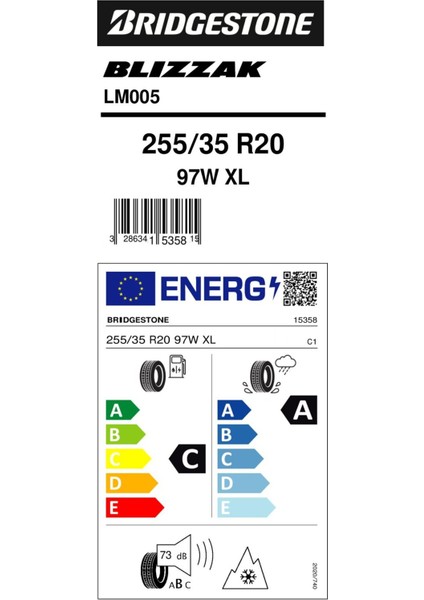255/35R20 97W Xl M+S Sfm Blızzak LM005 Oto Kış Lastiği (Üretim YILI:2021) Lv Ambalajlı Gönderim fırsatları