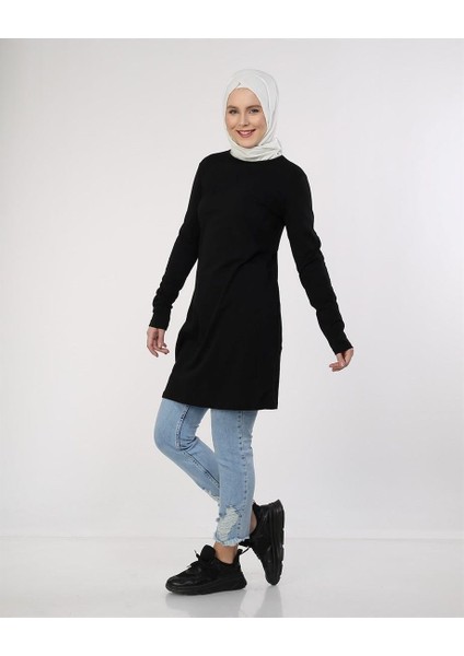 Doğa Sade Basic Tunik - 06016-1.003 - Siyah modelleri