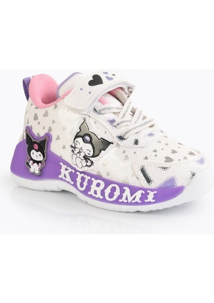 Kuromi Kız Çocuk Siyah Mavili Hafif ve Esnek Günlük Spor Ayakkabı 26 Ile 30 No Arası Işıklıdır fiyatları