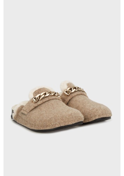 Zincir Detaylı Içi Peluş Ev Terlik Bayan Terlik 6711005 modelleri